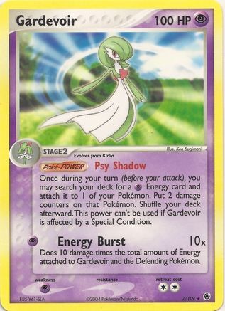 Gardevoir 7 EX Battle Stadium Pokémon card