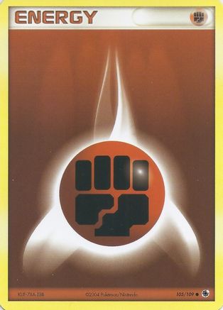 Fighting Energy 105 EX Battle Stadium Pokémon card