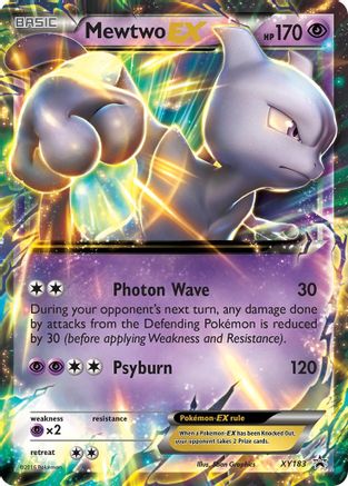 XY Promos Mewtwo EX #XY183