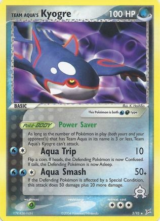 Deck Exclusives Team Aqua's Kyogre - 3/95 (EX Team Magma vs Team Aqua) #003