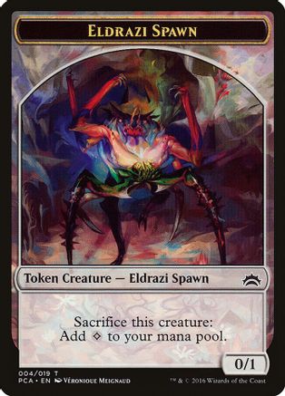 Eldrazi Spawn (004) // Eldrazi Double-sided Token - Planechase ...