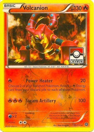 League & Championship Cards Volcanion - 25/114 (Pokemon League) #025