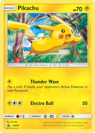 SM Promos Pikachu #SM04