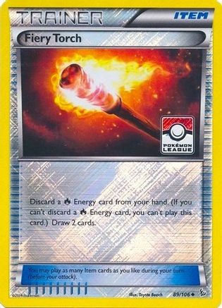 League & Championship Cards Fiery Torch - 89/106 (Pokemon League) #089