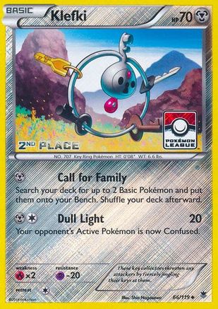 League & Championship Cards Klefki - 66/119 (Pokemon League) [2nd Place] #066