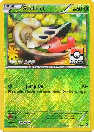 League & Championship Cards Shelmet - 8/111 (Pokemon League) [2nd Place] #008