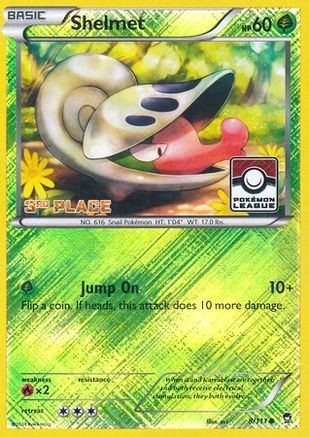 League & Championship Cards Shelmet - 8/111 (Pokemon League) [3rd Place] #008