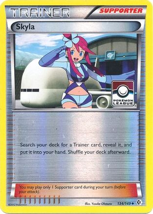 League & Championship Cards Skyla - 134/149 (Pokemon League) #134