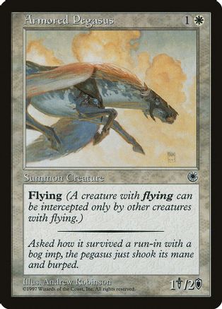 Armored Pegasus (Reminder Text)