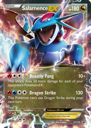 XY Promos Salamence EX #XY170