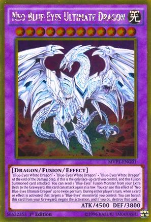 vf/secret Yu-gi-oh mvp1-ens01 neo ultimate dragon with blue eyes mvp1-frs01 