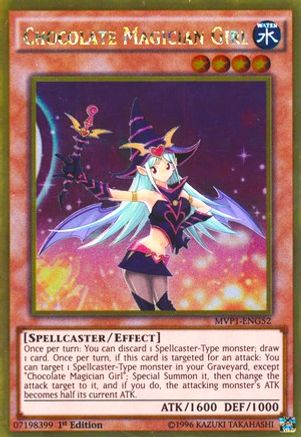 1x - Chocolate Magician Girl Ultra Rare 1st Edition YuGiOh MVP1-EN052 M/NM 