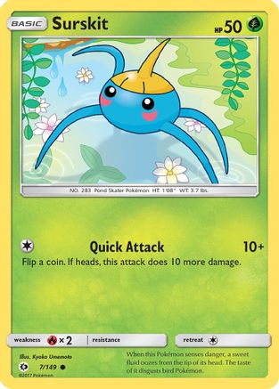 SM Base Set Surskit #7