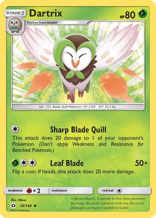 SM Base Set Dartrix #10