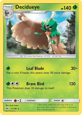 SM Base Set Decidueye #11