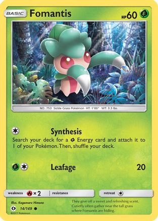 SM Base Set Fomantis #14