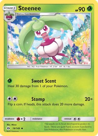 SM Base Set Steenee #19