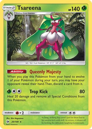 SM Base Set Tsareena #20