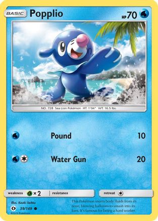 SM Base Set Popplio #39