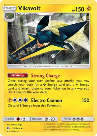 SM Base Set Vikavolt #52