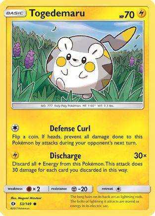SM Base Set Togedemaru #53