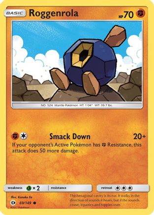 SM Base Set Roggenrola #69