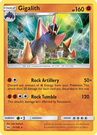 SM Base Set Gigalith #71