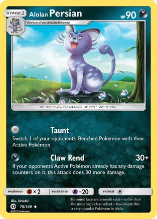 SM Base Set Alolan Persian #79