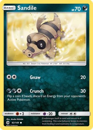 SM Base Set Sandile #83