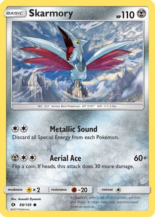 SM Base Set Skarmory #88