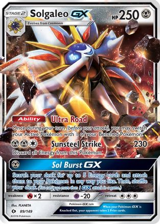 Carta Pokemon Solgaleo E Lunala-gx Lançamento Em Português em