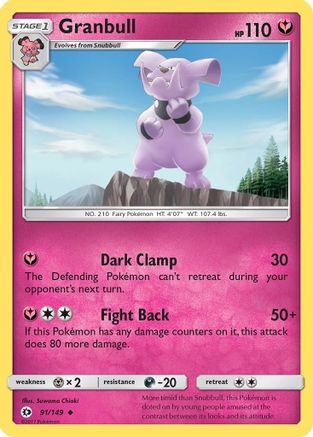 SM Base Set Granbull #91