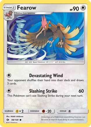 SM Base Set Fearow #98