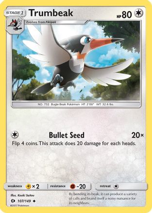 SM Base Set Trumbeak #107