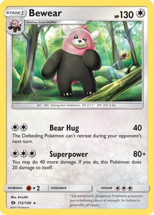 SM Base Set Bewear #112
