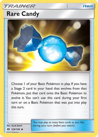 SM Base Set Rare Candy #129