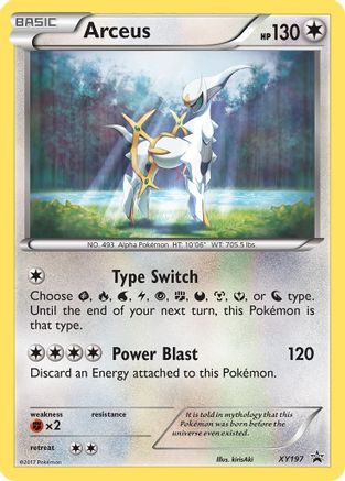 XY Promos Arceus #XY197