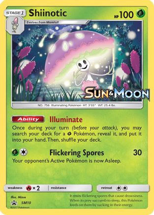SM Promos Shiinotic - SM10 (Prerelease) #SM10