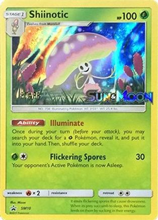 SM Promos Shiinotic - SM10 (Prerelease) [Staff] #SM10