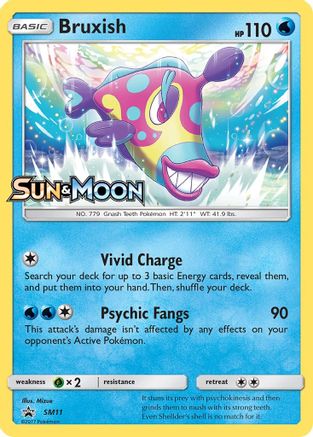 SM Promos Bruxish - SM11 (Prerelease) #SM11