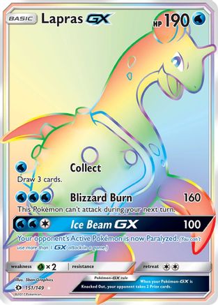 SM Base Set Lapras GX (Secret) #151