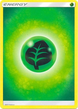 Grass Energy (2017 Unnumbered)  Sun & Moon Pokémon card