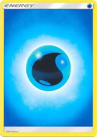 Water Energy (2017 Unnumbered)  Sun & Moon Pokémon card