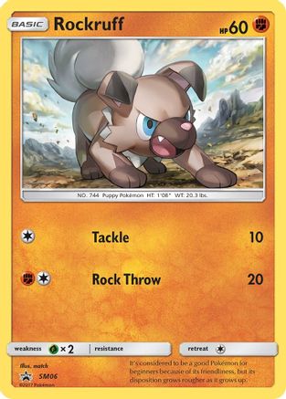 SM Promos Rockruff #SM06