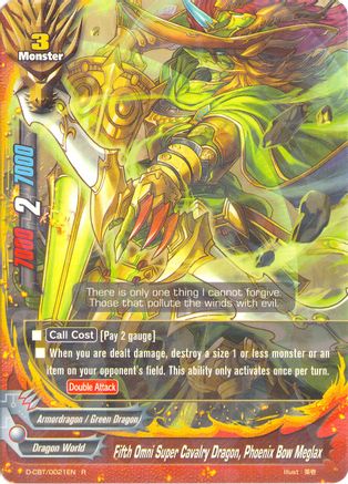 Fifth Omni Super Cavalry Dragon, Wind Phoenix Bow Meglax - Dragon ...