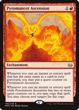 Enchantment Rare 4 x CRUCIBLE OF FIRE NM mtg Commander 2017 Red 