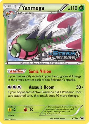 XY Promos Yanmega (XY Steam Siege Prerelease) #XY144