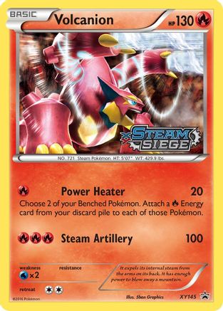 XY Promos Volcanion (XY Steam Siege Prerelease) #XY145