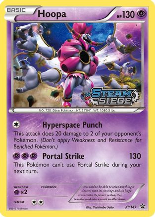 XY Promos Hoopa (XY Steam Siege Prerelease) #XY147