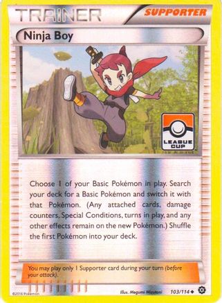 League & Championship Cards Ninja Boy - 103/114 (League Cup) #103